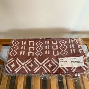 Spearmint Baby Mudcloth Changing Pad Cover